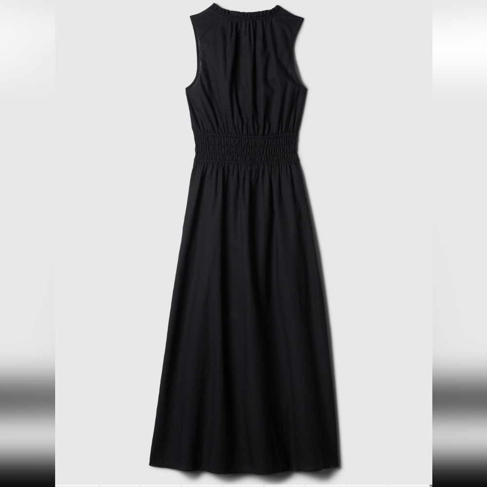 GAP Linen-Blend Splitneck Maxi Dress - Picture 4 of 4